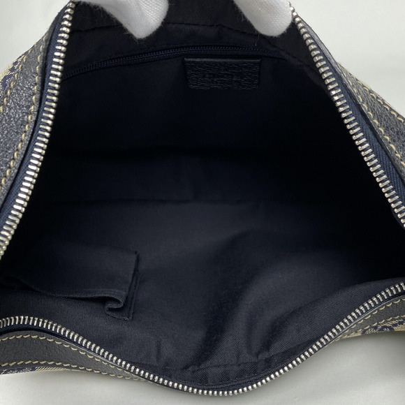 Gucci GG Pattern Sherry Line Web Shoulder Bag GG Canvas Navy Blue - Picture 6 of 6
